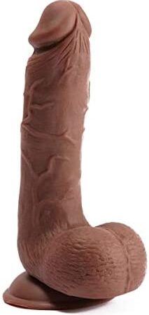 Ann Summers Mr Harry Realistic Dildo, Suction Cup 6.5 Inch Dildo for Women, Lifelike Flesh Silicone Waterproof Adult Toy - Brown