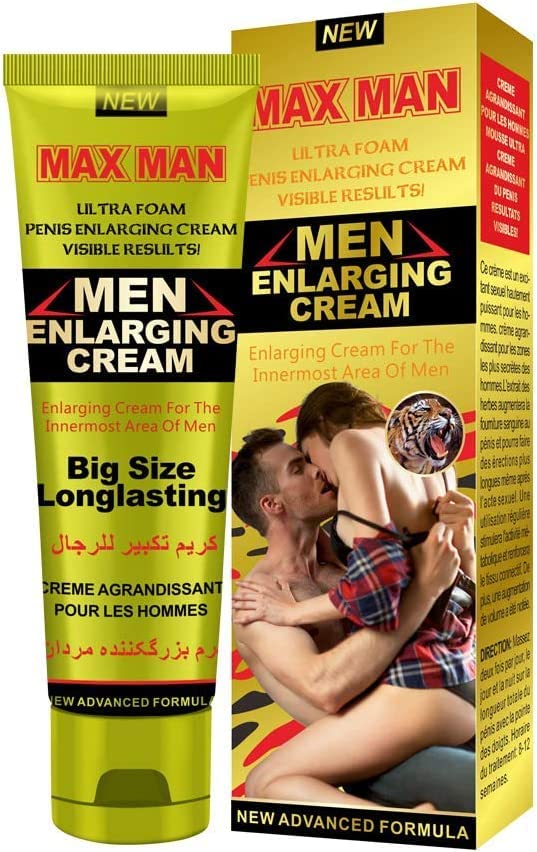 Bibzy Men's Penis Enlargement Cream, Men Energy Cream, 50g Male Enlargement Cream, Enhancement Extender Ointment, Private Parts Massage Gel, Larger Thicker Longer for Male Better Performance (red)