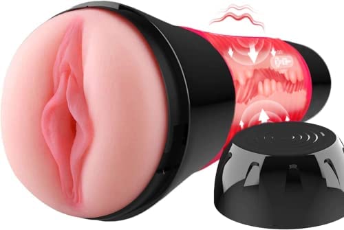 Electric Male Masturbator Cup,Sex Toys for Penis Stimulation, Realistic Masturbator for Men Sex Toys4couples Men & Women Thrusting Sex Toy,Adult Sex Toys Pocket Pussy Vibrator Stroker for Men