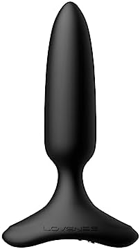 LOVENSE Hush 2 Vibrating Butt Plug with APP Control, Bluetooth Vibrator Anal Plug Sex Toys for Men Women (1 inch)