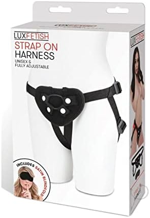 Lux Fetish Black Strap-On Harness
