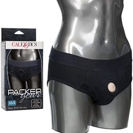 Packer Gear Black Brief Harness - XS/S