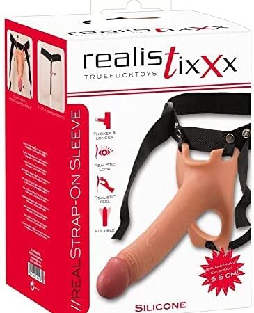 Realistixxx Strap-On Penis Sleeve-05360910000 Skin Color Light One Size