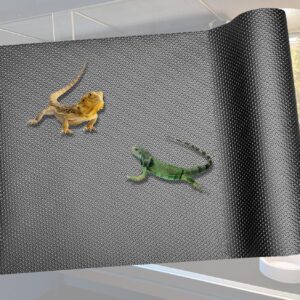 Ostlttyn Bearded Dragon Tank Accessories Large 45x100cm Reptile Carpet Terrarium Liner Non-Adhesive Reptile Substrate Mats for Leopard Gecko, Snake, Lizard, Tortoise, Iguana