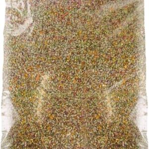 SQUAWK Premium Wild Bird Food | No Mess Garden Birds Feed Mix | Contains Berry Suet Pellets and Sunflower Hearts and Kibbled Peanuts | Enhanced Seed Mixture | High Energy Balanced Recipe (1KG)