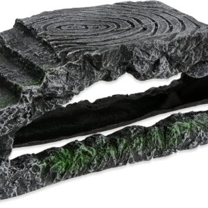 Saim Basking Platform Large Reptiles Platform Ramp Non-Toxic Fish Tank Decoration for Fish Hide and Play.