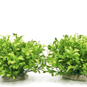 BEGONDIS Aquarium Decorations Fish Tank Artificial Green Water Plants Made of Soft Plastic, Good for All Fish & Pets (g5)