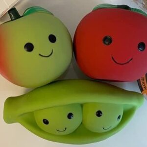 Latex Dog Toys Variety Pack - Squeaky Fruit & Veg SMALL