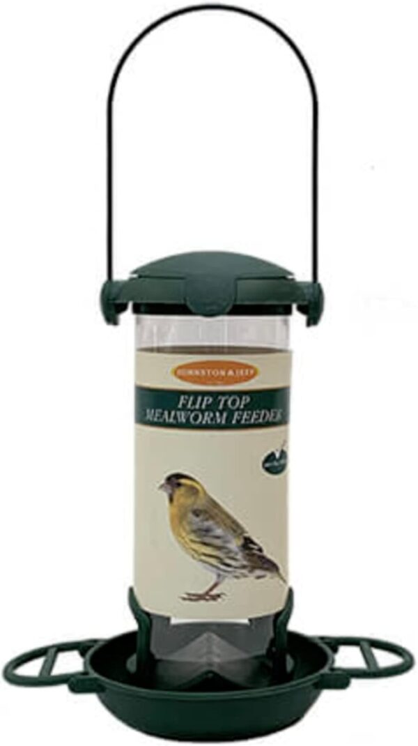 Flip Top Mealworm Small x 1 Plastic Wild Bird Feederr SMF