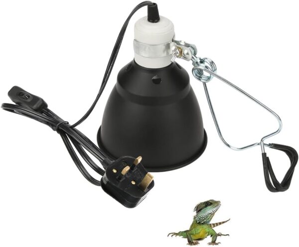 NCONCO E27 Reptile Turtle Heat UVA/UVB Bulb Lamp Light Holder, 300W Reptile Heating Guard Rotatable Heating Lighthouse for Tortoises Lizards Chicken Brooder Basking