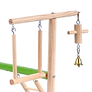 parrot stand with Bell