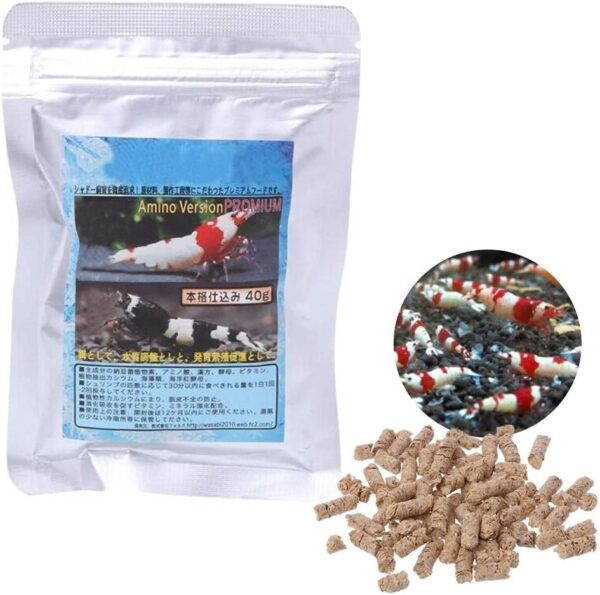 1bag Aquarium Fish Food 40g Snow Natto Shrimp Snail Food Feed Slow Releasing Feeding for Fish Tank Pond