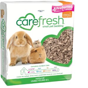 Carefresh Dust-Free Natural Paper Small Pet Bedding with Odor Control, 42L