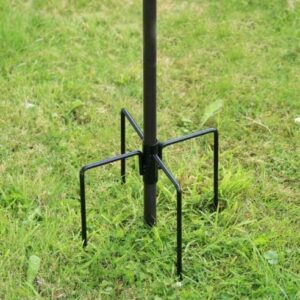 Garden Mile Bird Feeder Stabiliser Stand 4 Prong Outdoor Garden Use Feeding Station Stabiliser Base Feet Spikes Ground Stabliser Stand