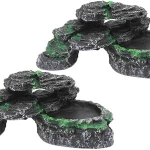 OMEM Turtle hides, reptiles hide, lizards hide caves, humidified habitat decoration (Moss rock)