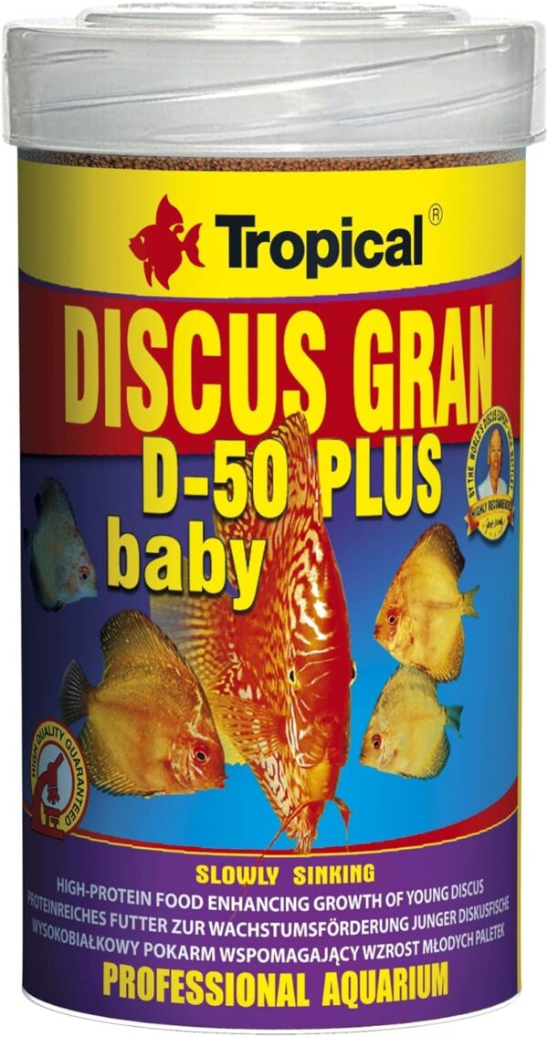 TROPICAL Discus Gran D-50 Plus Baby Food for Aquariums 100 ml