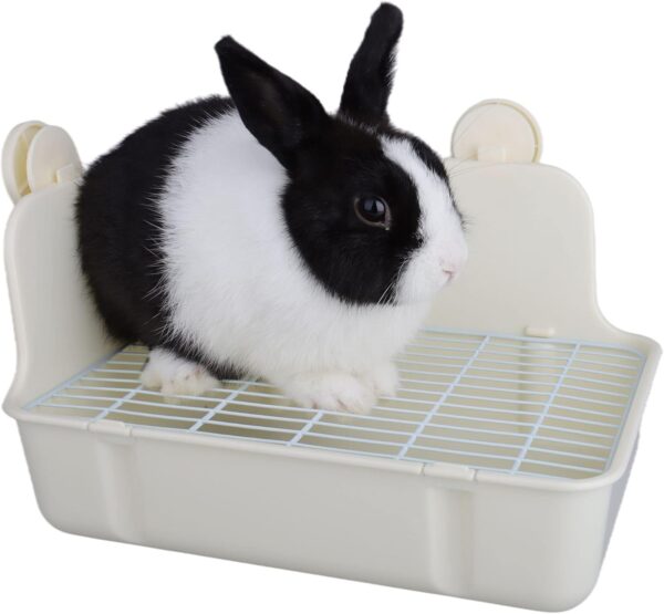 WYOK Potty Trainer Corner Litter Box Pet Pan Bedding Small Animal, Rabbit Hamster Guinea Pig Ferret Gerbil Chinchilla