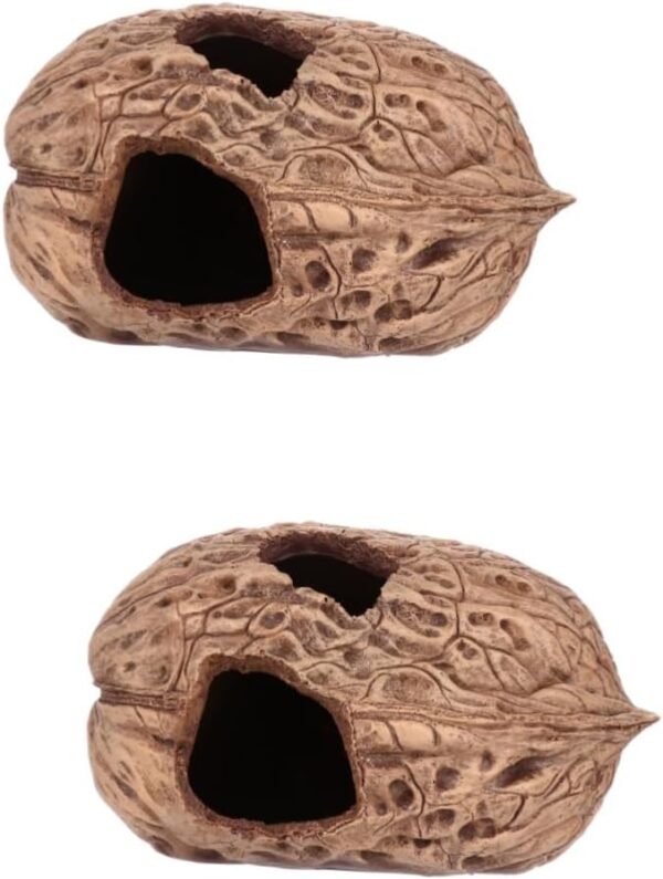 Yardwe 2pcs Reptiles Hide from Caves Aquarium Rock Cave Reptile Cave Reptile Habitat Hut Reptile Shelter Reptile Hut Spider Nest Turtle House Fish Climbing Pet Rainforest Scorpion Resin