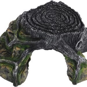 BESPORTBLE Turtle Terrace Household Basking Platform Reptile Rock Hide Cave Turtle Tank Basking Area Aquarium Ornament Tortoise Supply Fish Tank Accessories Wear-resistant Tortoise Dock Resin