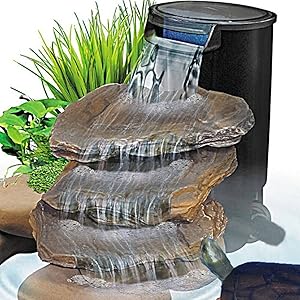 Aquarium waterfall filter