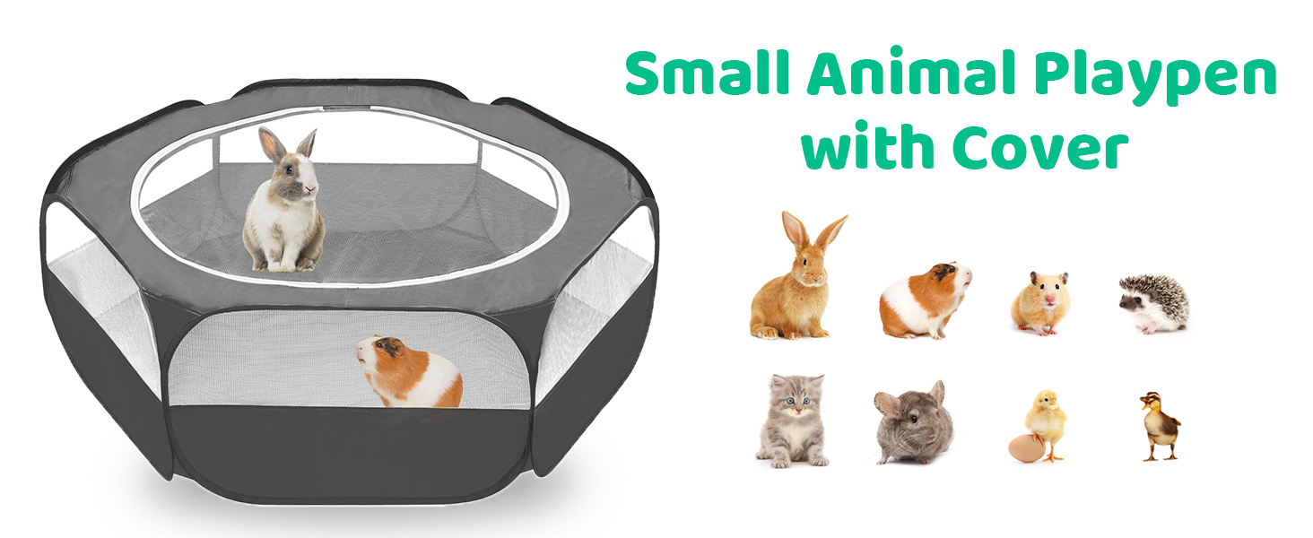 Small Animal Playpen with Cover