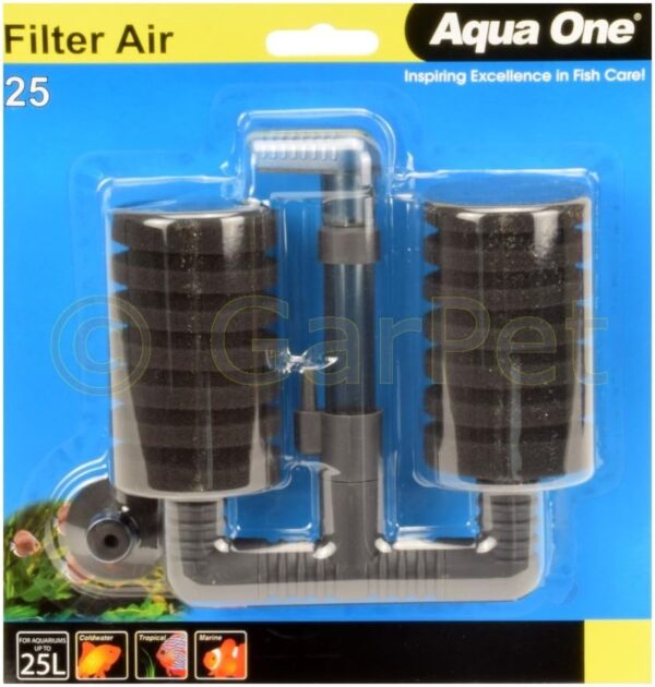 Aqua One Filter Air - Air-Driven Filter for Aquariums up to 25L