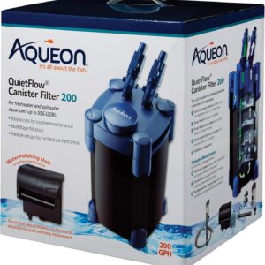 Aqueon QuietFlow Canister Aquarium Filter up to 55 Gallons