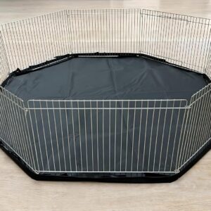 Double Dragon Mini Playpen Cage With Waterproof Floor Mat, Octagonal, For Guinea Pigs, Hamsters, Gerbil Mouse, & Other Small Pets