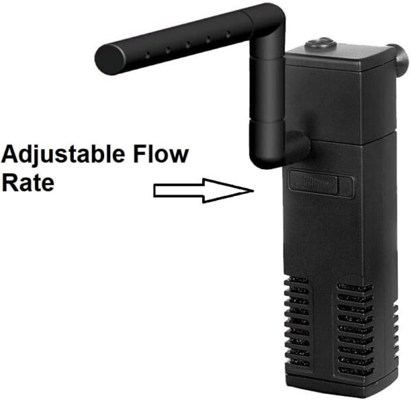 Hidom Aquarium 8w Internal Filter Pump with Spray Bar 600 LPH Filtration - AP1000L