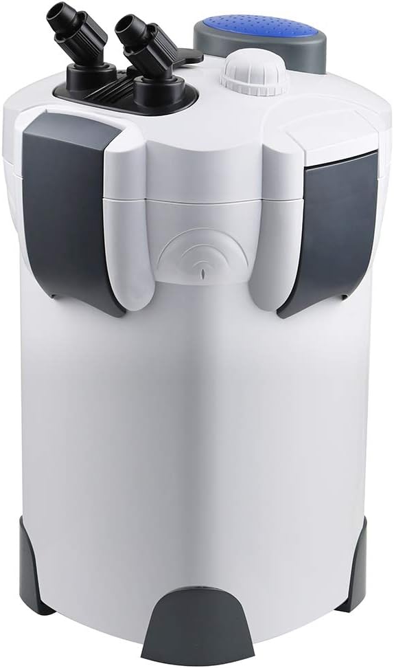 Polar Aurora Canister Filter 4-Stage Aquarium Filter with Media, 525 GPH